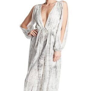Anthropolgie Tina + Jo Split Sleeves Hand Dyed Maxi Dress | Medium